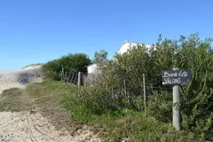 El Cerro de la Buena Vista entre las dunas de Valizas.