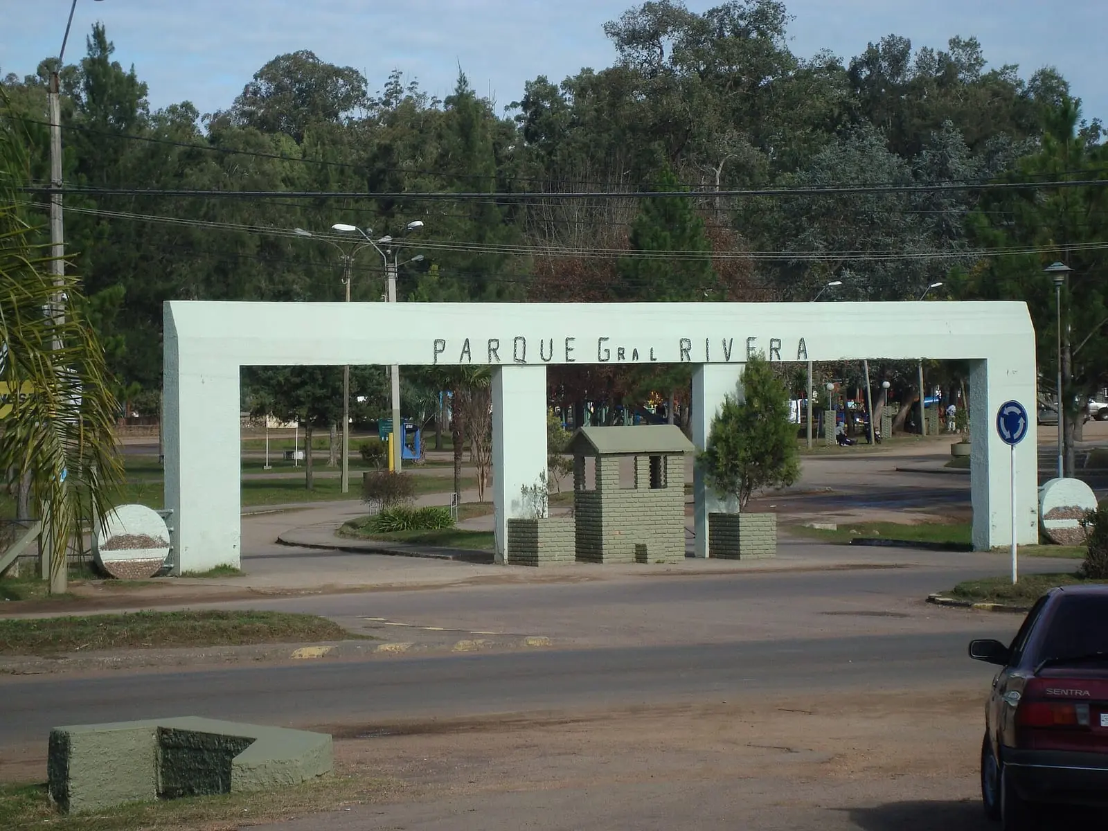 Entrada al Parque General Rivera.