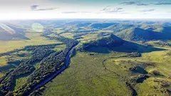 Vista panorámica del Valle del Lunarejo.